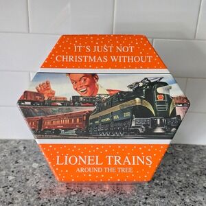 Lionel Trains Christmas Box of 13 Plastic Ball Ornaments Post War Era Scenery